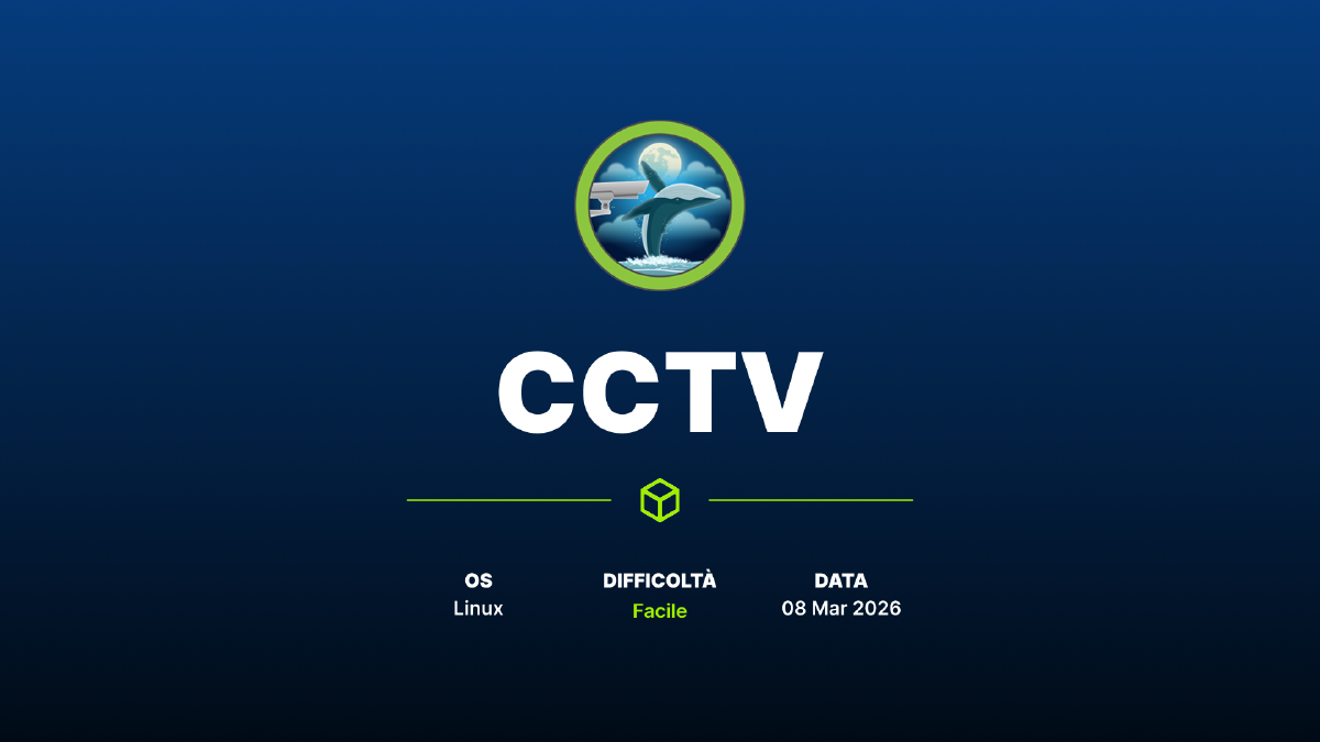 CCTV (HTB) - Writeup