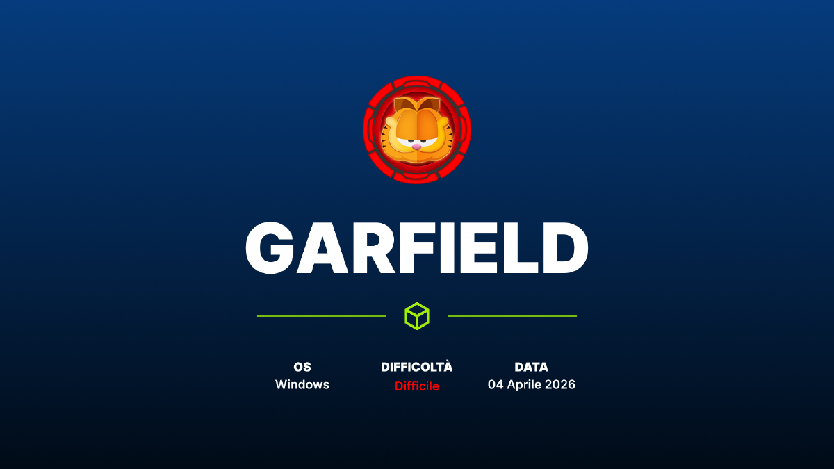 Garfield (HTB) - Writeup