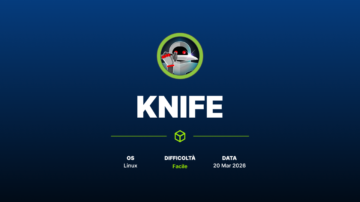 Knife (HTB) - Writeup