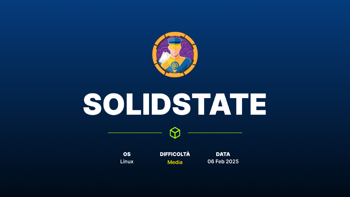 SolidState (HTB) - Writeup
