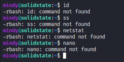 Shell ristretta rbash